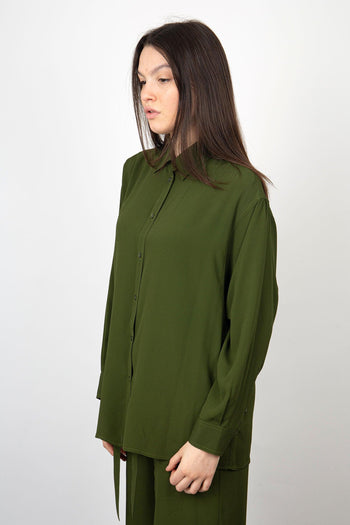 Camicia Verdiana Seta Verde - 5