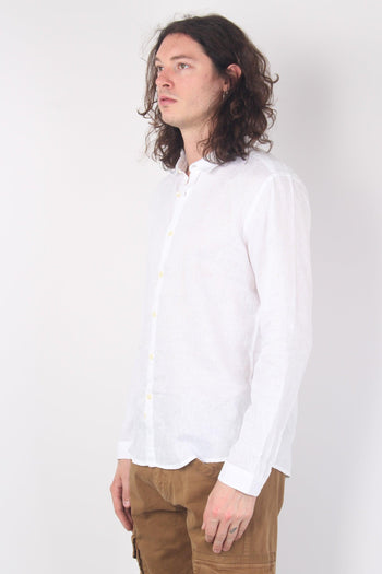 Camicia Lino Colletto Bianco - 7