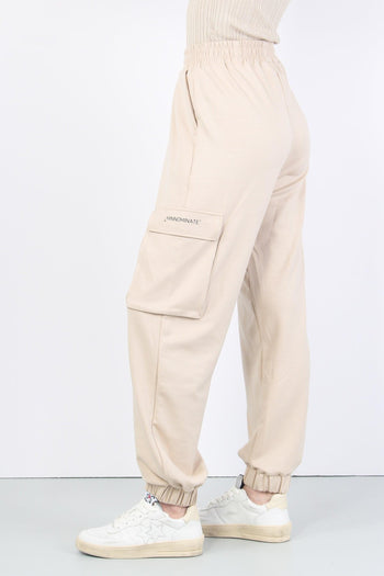 Pantalone Tasconato Modal Beige Sand - 7