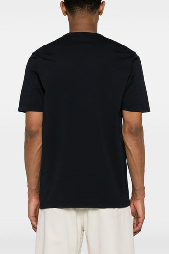 T-Shirt Cotone Blu con logo classico - 3