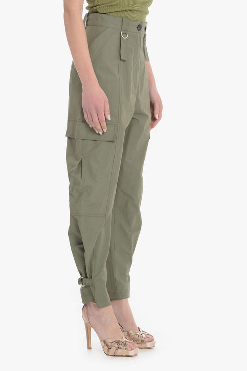 Pantalone Verde Donna Cargo - 2