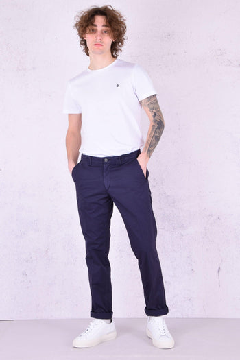 Pantalone Chino Slim Blu - 3