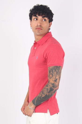 Polo Slim Fit Piquet Nantucket Red - 5