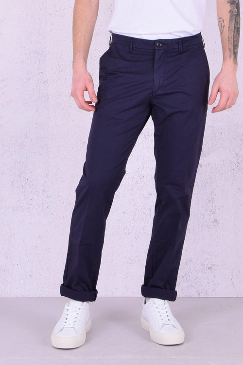 Pantalone Chino Slim Blu - 1