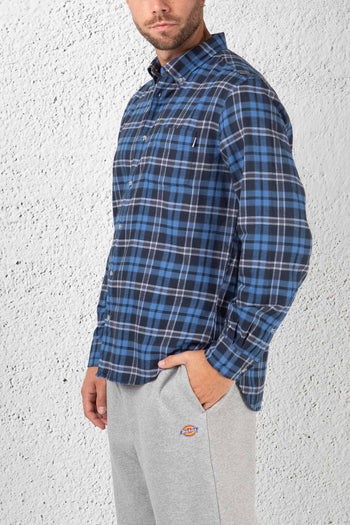 Camicia Light Flannel Blu Uomo - 4