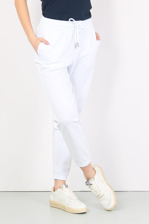 Pantalone Piquet Bianco - 2