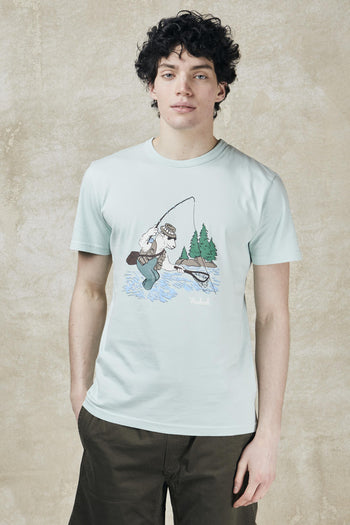 T-shirt in puro cotone con illustrazione - 4