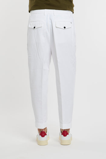 Pantalone Adam 100% CO Bianco - 5