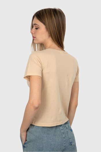 T-Shirt Gamipy Cotone Beige - 4