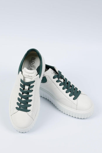 Sneaker H-stripes Bianco/verde Uomo - 5