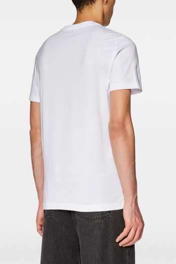 T-shirt Bianco Uomo con ricamo - 3