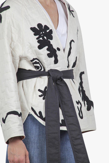 - Giacca/Kimono - 430689 - Bianco/Nero - 6