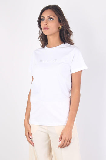 Start T-shirt Jersey Scritta Bianco - 8