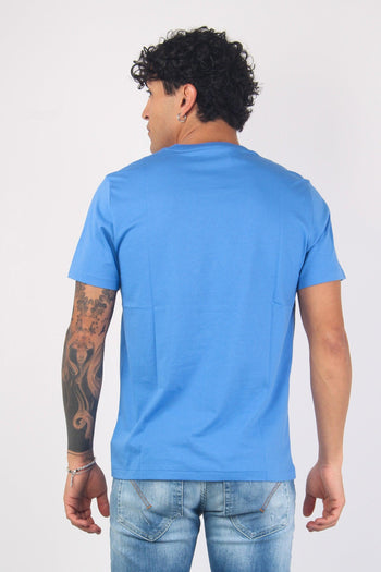 T-shirt Underwear Scritta England Blue - 3