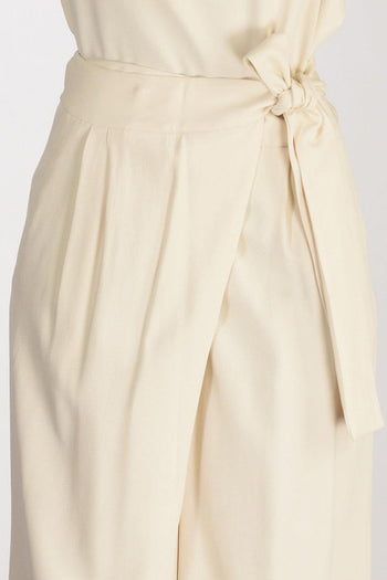 Pantalone Bianco Naturale Donna - 4
