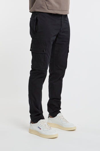 Pantalone Slim 100% CO Blu - 3
