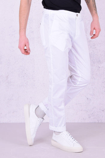 Pantalone Chino Slim Bianco - 4