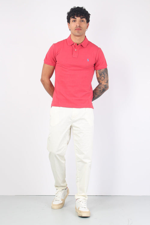 Polo Slim Fit Piquet Nantucket Red - 1