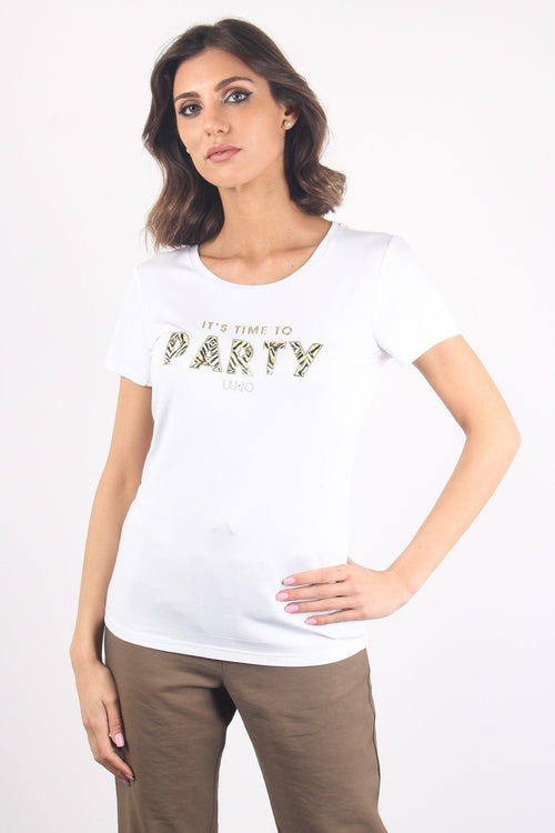 T-shirt Basica Mc Bianco/party