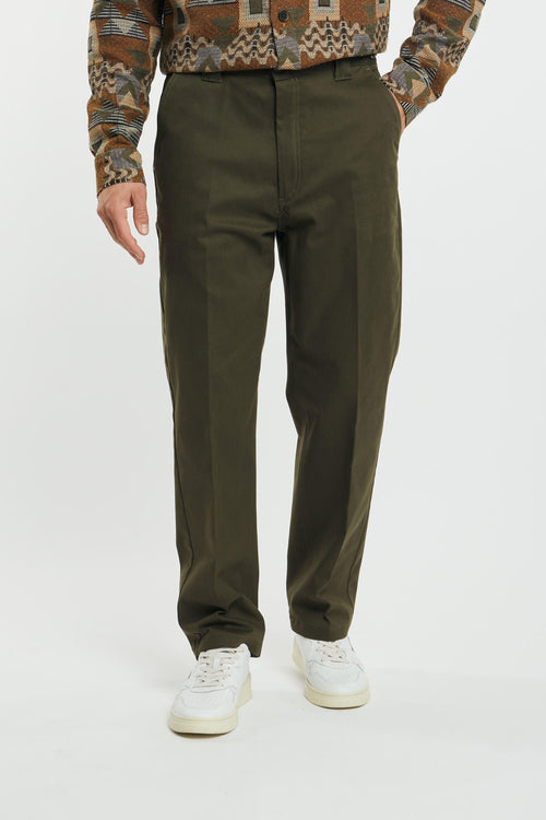 Pantalone verde con fibbia in vita 233188-550 - 1