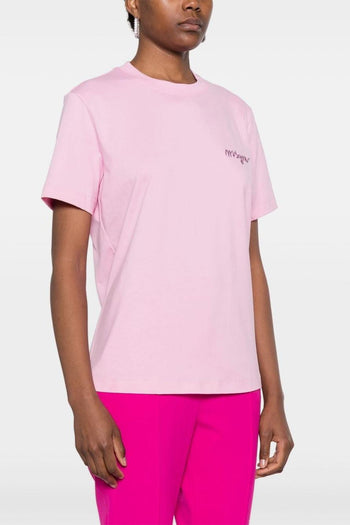 T-Shirt Cotone Rosa manica a 3/4 - 3
