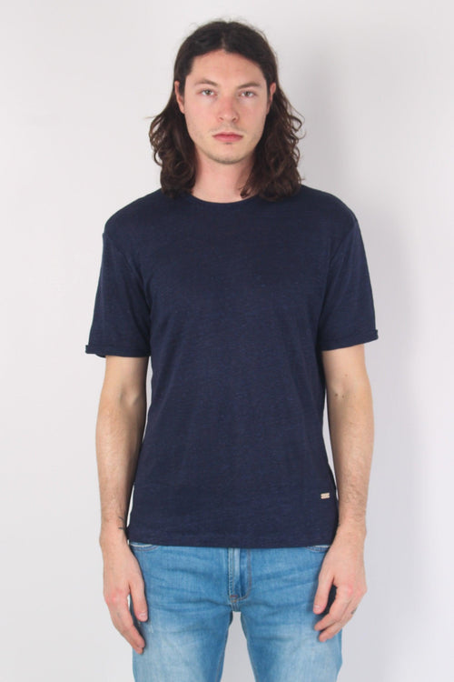 T-shirt Lino Deep Blue - 1