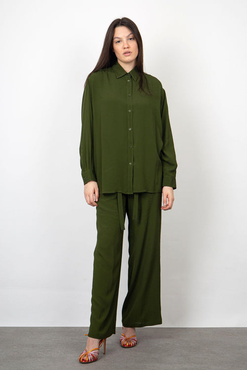 Camicia Verdiana Seta Verde - 2