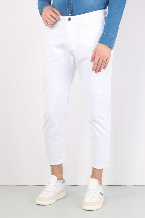 Pantalone Cropped Bianco - 2