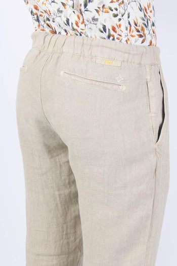 Pantalone Coulisse Relaxed Sabbia - 8