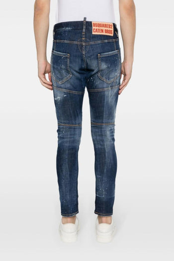 2 Jeans Blu Uomo Skinny - 3