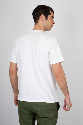 WIP T-Shirt Short Sleeve Pocket Cotone Bianco - 4