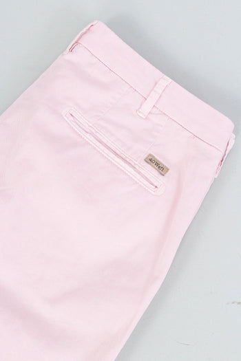 Pantalone Chino Slim Fit Rosa Antico - 7