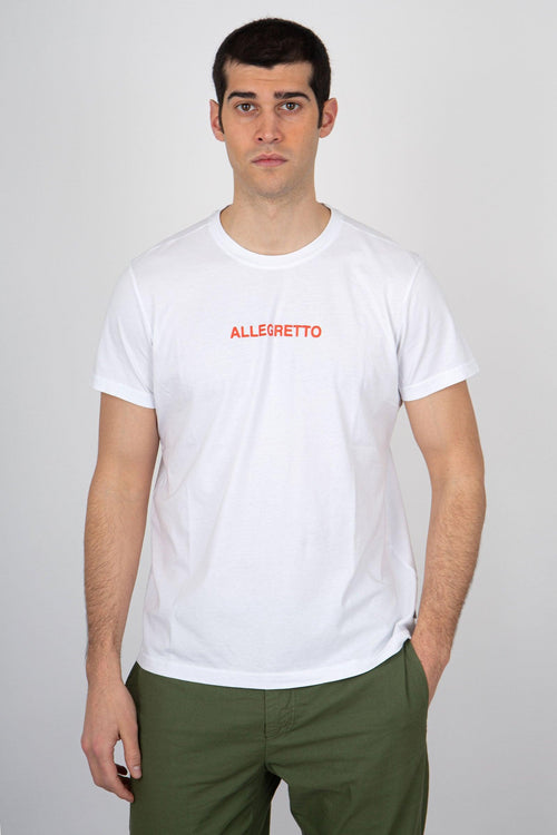 T-shirt Allegretto Cotone Bianco