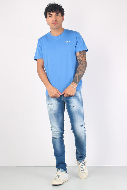 T-shirt Cotone Underwear England Blue - 2