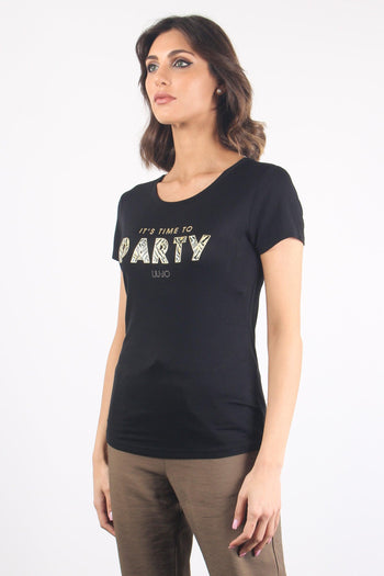 T-shirt Basica Mc Nero/party - 6