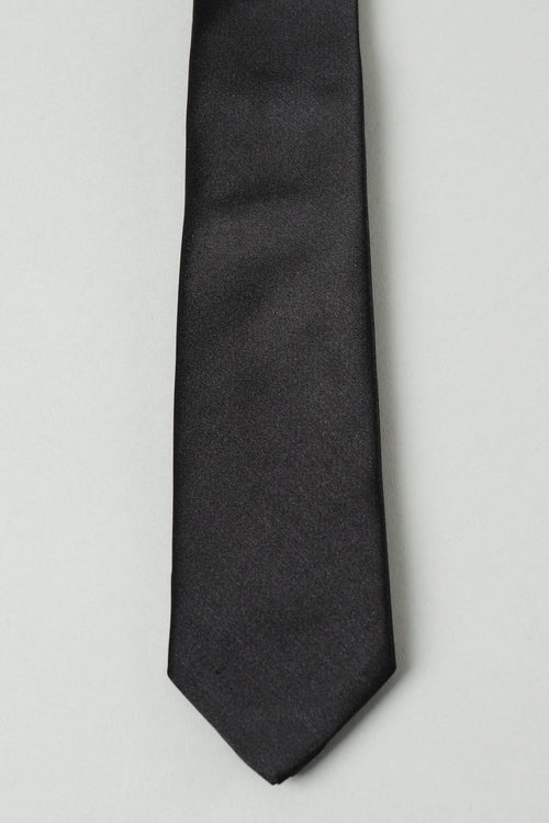 Cravatta 6 Cm Nero Uomo