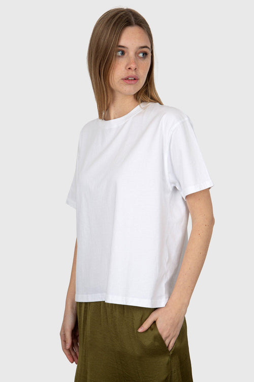 T-Shirt Fizvalley Cotone Bianco - 1
