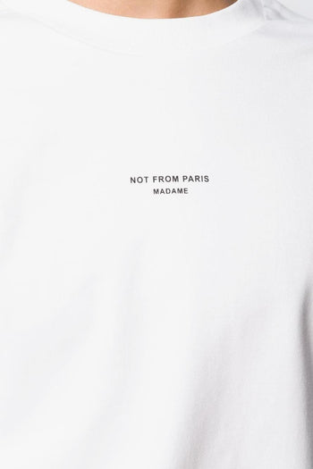 T-shirt Bianco Uomo Not From Paris Madame - 3
