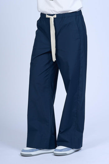 Pantalone ARGENTO Coulisse Blu Donna - 3