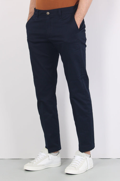 Pantalone Chino Regular Blu - 2