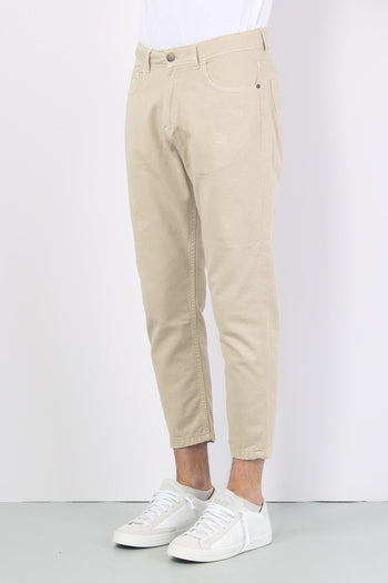 Pantalone Cropped Sabbia - 7