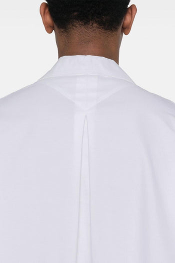 Camicia Cotone Bianco con logo - 4