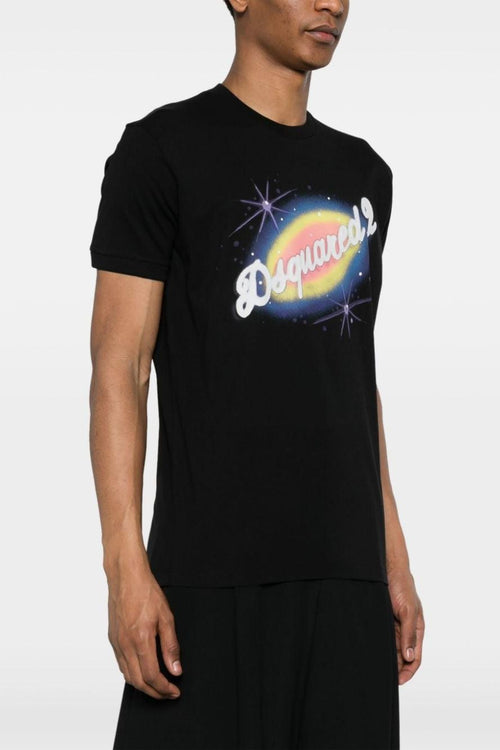 2 T-Shirt Cotone Multicolore Galassia