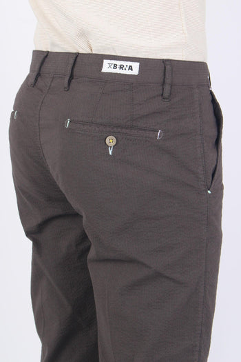Pantalone Chino Goffrato Moro - 8
