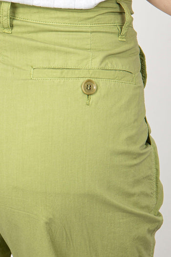 Pantalone Chino Cotone Verde - 5