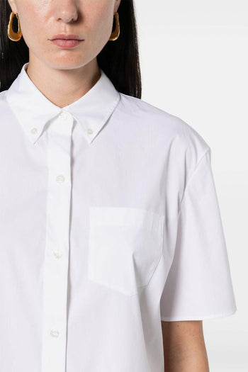 Camicia Bianco Donna Crop - 4