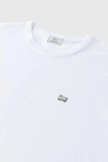 T-shirt Sheep In Puro Cotone Bianco Uomo - 6