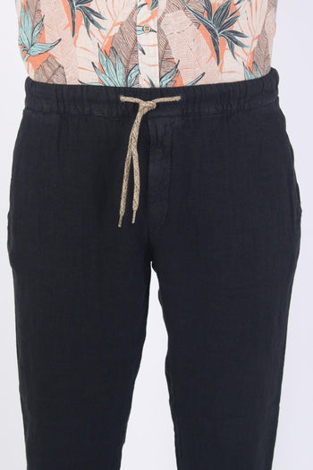 Pantalone Coulisse Relaxed Nero - 8