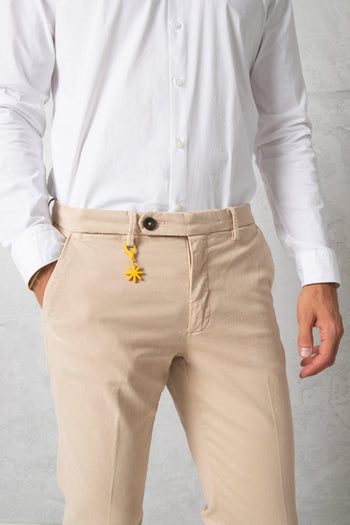 Pantalone slim in cotone stretch - 3