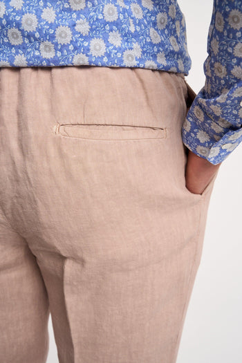 Pantalone Lino Rosa - 5